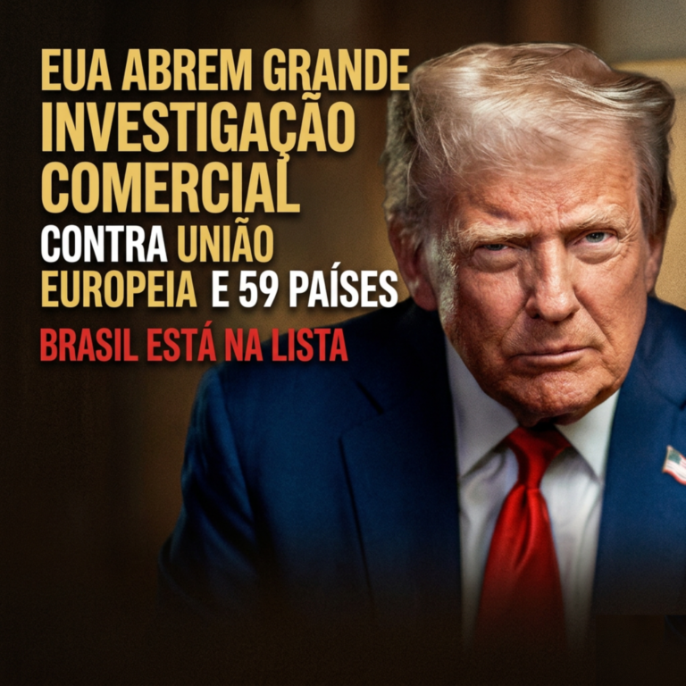 EUA abrem grande investigação comercial contra União Europeia e 59 países — Brasil está na lista