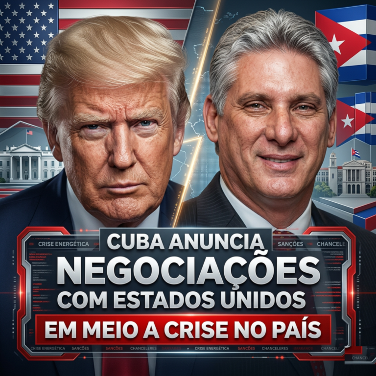 Cuba anuncia negociações inéditas com os Estados Unidos em meio à grave crise energética