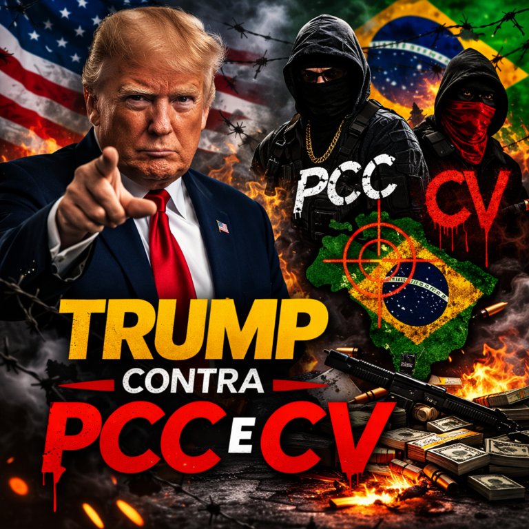 Trump Coloca PCC e Comando Vermelho na Mira e Debate Internacional Explode
