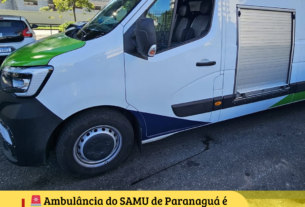 Ousadia: Ambulância do SAMU é furtada durante atendimento