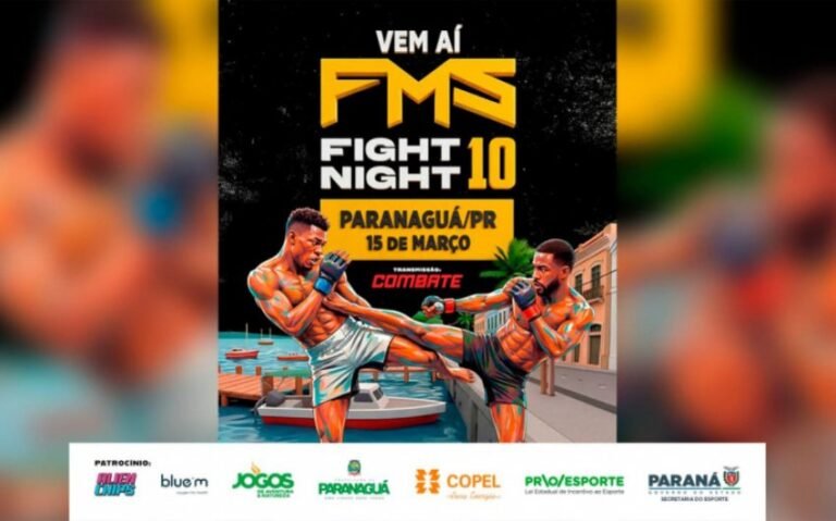 Paranaguá Recebe Fight Music Show 10 com Combates de Boxe e MMA e Entrada Solidária