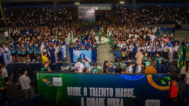 PARANAGUÁ REALIZA ABERTURA HISTÓRICA DOS JOGOS ESCOLARES 2026 COM PRESENÇA DE ÍDOLOS DO ESPORTE