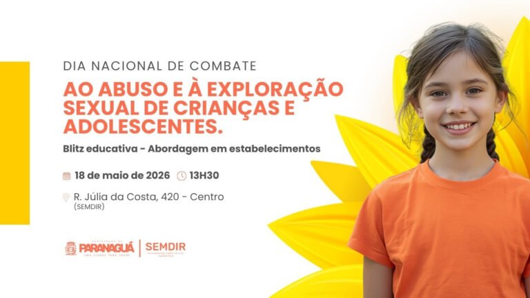 Paranaguá promove ações de conscientização no combate ao abuso e exploração sexual infantil