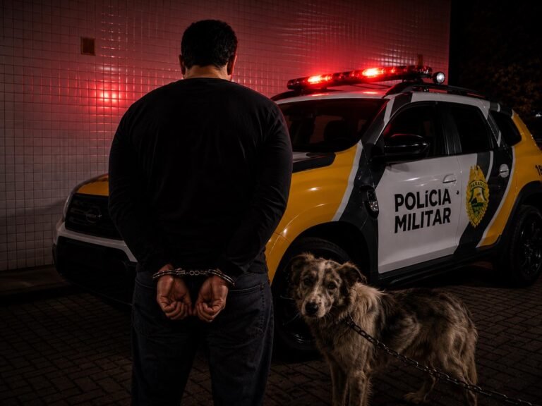 HOMEM É PRESO POR MAUS-TRATOS A ANIMAL EM GUARATUBA
