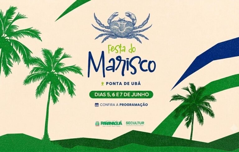 FESTA DO MARISCO PROMETE MOVIMENTAR A PONTA DE UBÁ COM GASTRONOMIA, MÚSICA E TURISMO