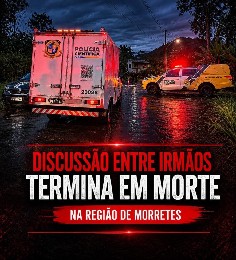 Desentendimento familiar acaba em homicídio no Litoral do Paraná