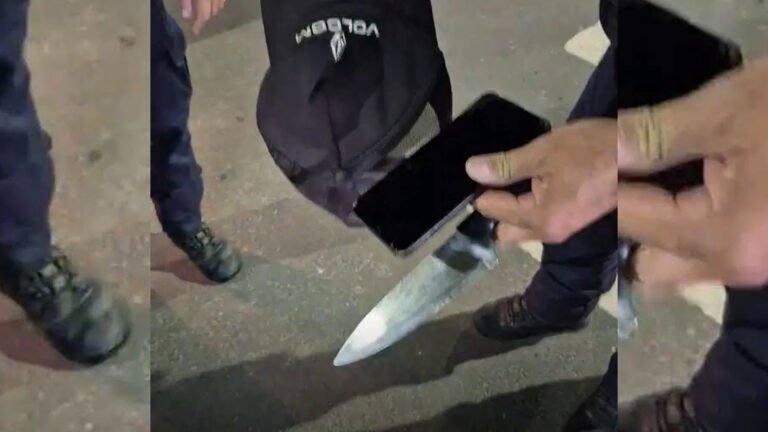 GCM FLAGRA TENTATIVA DE ASSALTO NO CENTRO HISTÓRICO E PRENDE SUSPEITO ARMADO COM FACA