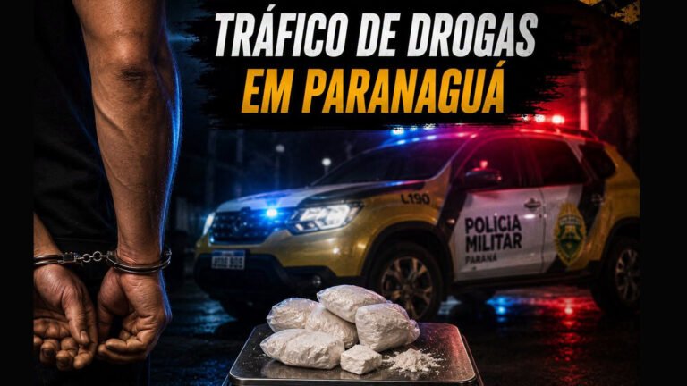 HOMEM É PRESO COM QUASE MEIO QUILO DE COCAÍNA EM PARANAGUÁ