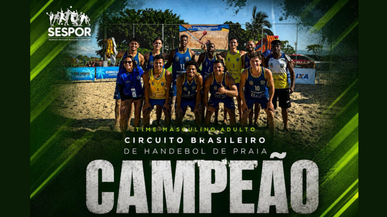 Paranaguá é campeã no Circuito Brasileiro de Handebol de Praia