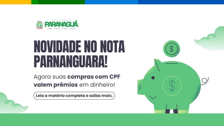 NOTA PARNANGUARA GANHA NOVO FORMATO E PASSA A SORTEAR CINCO PRÊMIOS DE R$ 5 MIL