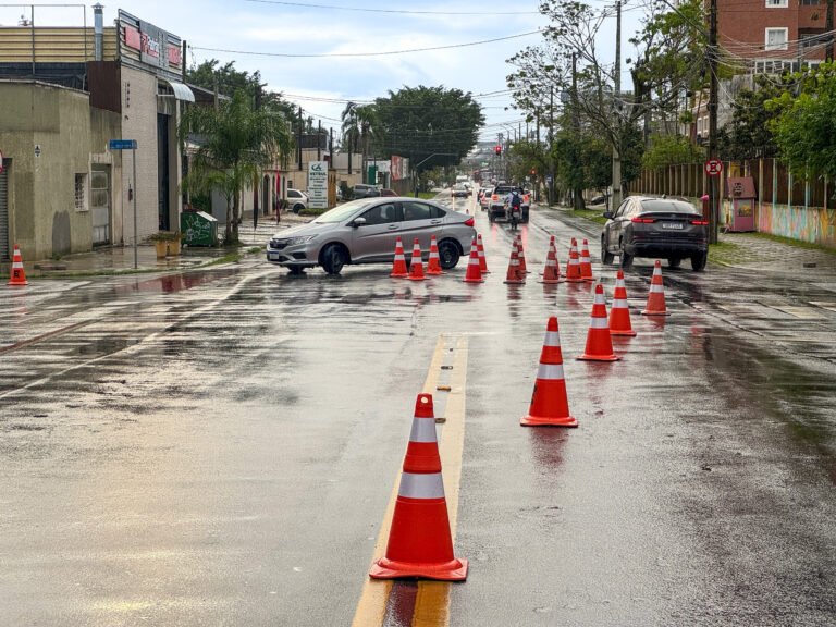 PARANAGUÁ TESTA NOVA ROTATÓRIA PARA MELHORAR FLUXO E SEGURANÇA NO TRÂNSITO