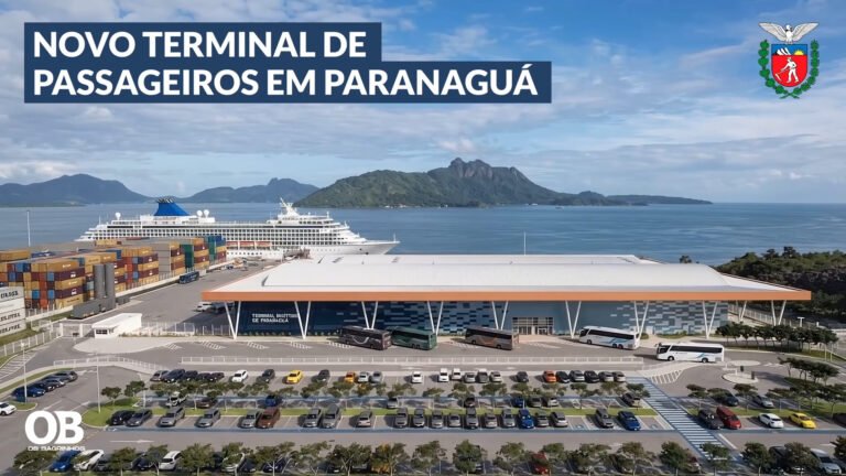 TERMINAL DE CRUZEIROS DE PARANAGUÁ AVANÇA E OBRA DE R$ 80,9 MILHÕES ENTRA EM NOVA ETAPA